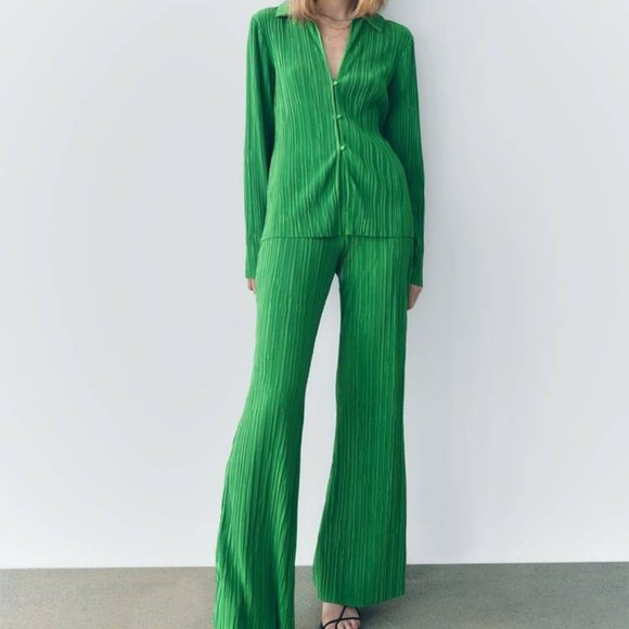 Zara Other - Green Pant Set